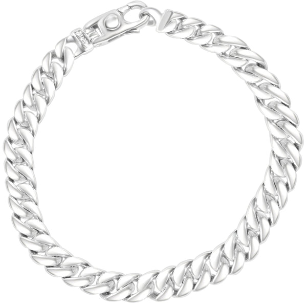 Men's Cuban Link 14k Gold (43gram) or Platinum (69gram) 8mm Bracelet 8