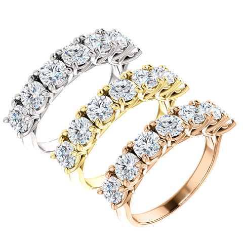 1 1/2ct Diamond Wedding Ring Vintage Womens Antique 10k White Yellow Rose Gold