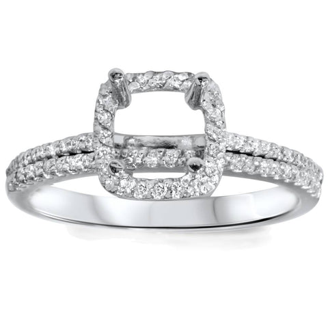 3/8CT Diamond Engagement  Bridal Set Mounting