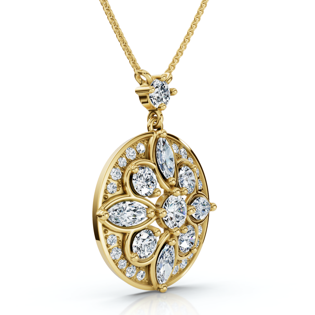 Elegant Circle Pendant for Weddings