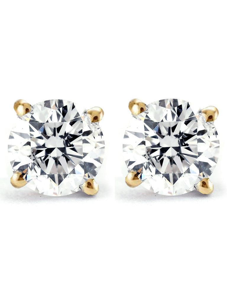 How Big Are 2-Carat Diamond Studs?