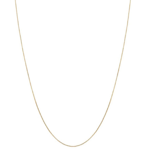 10k Yellow Gold Box Chain (18-inch)