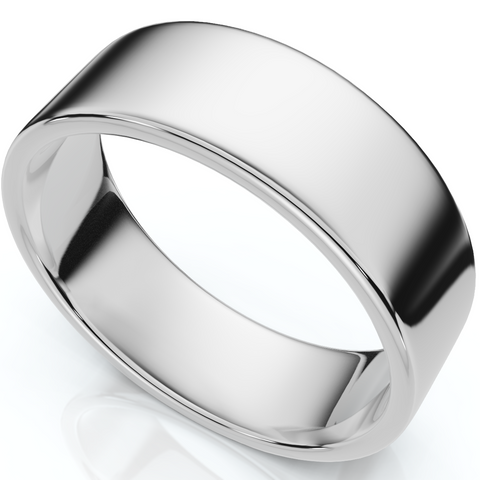 Mens 950 Platinum Comfort Fit Wedding Ring Band New