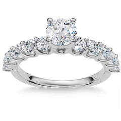 1 Ct Diamond Engagement Ring in 14k White, Yellow, or Rose Gold