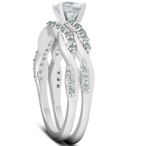 Infinity Loop Wedding Rings Infinity wedding ring sets | Honestweddingadvice.com