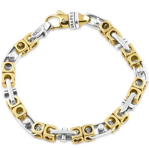Men's Designer Mariner Link 14k Gold (48gram) or Platinum (78gram) 6.5mm Bracelet 8.5"