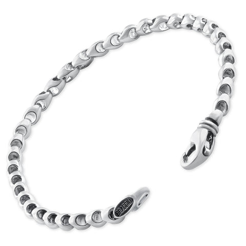 Men's Link 14k Gold (17gram) or Platinum (28gram) 4.5mm Bracelet 8.5"