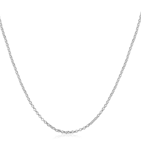 14k Gold 18" Micro Rolo Chain With Lobster Clasp