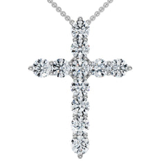 1.25 CT F-VS Diamond Cross 14K