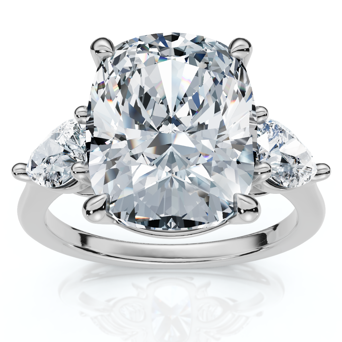 5.75ct Aria Cushion Lab Diamond Ring – Bliss Diamond