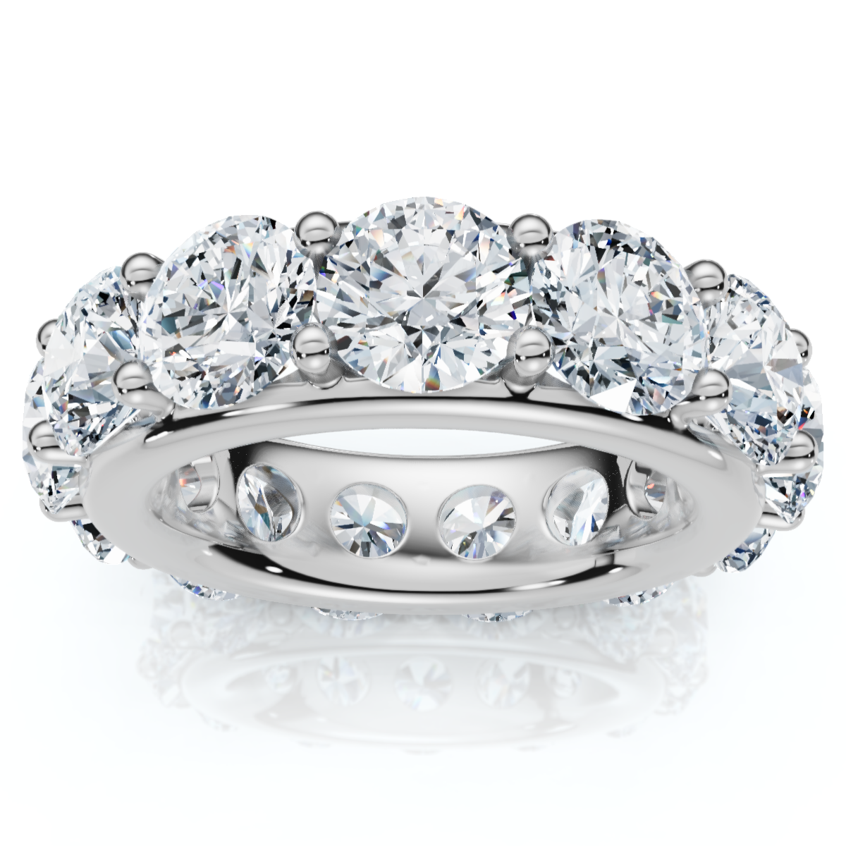 13Ct Diamond Eternity Ring Lab Grown – Bliss Diamond