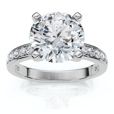 Certified 2 1/4Ct Kathy Diamond Engagement Ring 14k Gold or Platinum Lab Grown