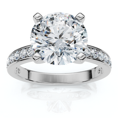Certified 2 1/4Ct Kathy Diamond Engagement Ring 14k Gold or Platinum Lab Grown