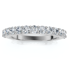 1/2Ct Diamond Anniversary Wedding Ring 14k Gold Lab Grown EF/VS