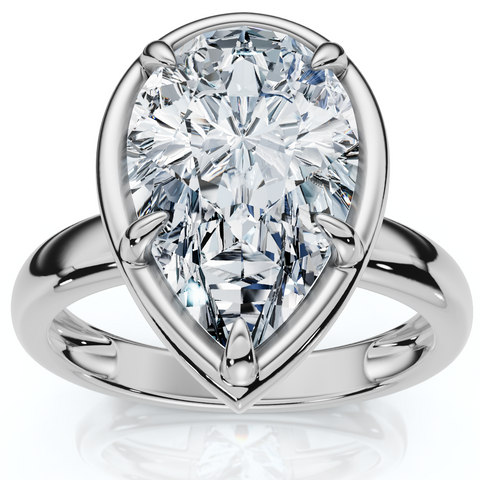 Certified 3Ct Oval Alissa Engagement Solitaire Ring 14k Gold or Pt Lab Grown