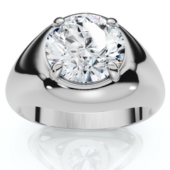 Men's 3Ct Diamond Wedding Anniversary Ring Gold