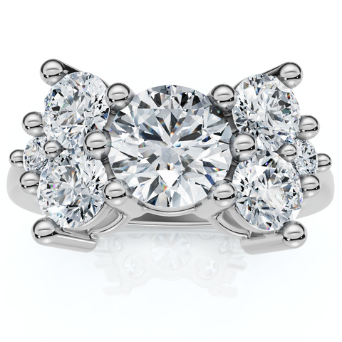 1.60Ct Butterfly Diamond Ring 10k Gold Lab Grown