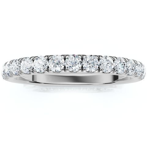 .40Ct Natural Diamond Wedding Ring White or Yellow Gold 10k