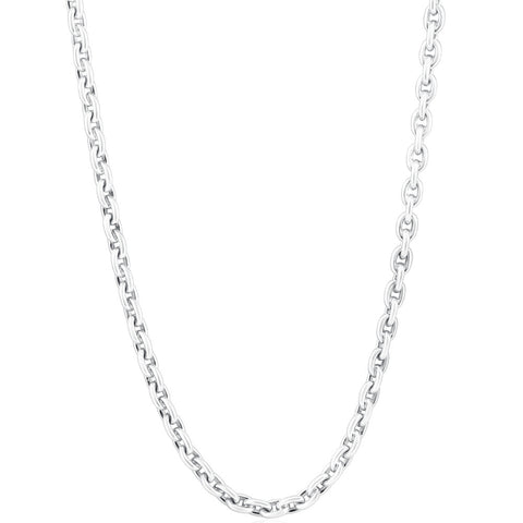 Men's 14k Gold (49gram) or Platinum (92gram) 5.5mm Link Chain Necklace 20"