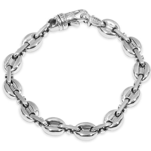 Braccio Men's Designed 47 Gram Solid Silver Bracelet 8.5"