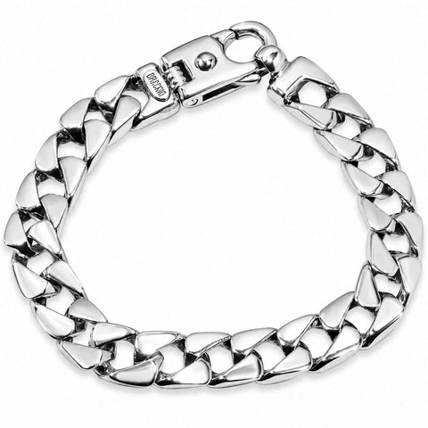 Men's Link 14k Gold (37gram) or Platinum (60gram) 8mm Bracelet 8.5"