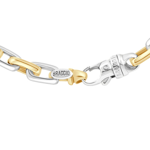 Men's 14k Gold (140gram) or Platinum (263gram) 8mm Link Chain Necklace 22"