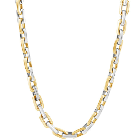 Men s Heavy Round 14k Gold 140gram or Platinum 263gram 8mm Link Ch