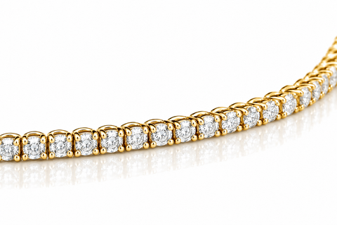 2ct Natural Diamond Tennis Bracelet 14K White Gold 7" "ebay live"