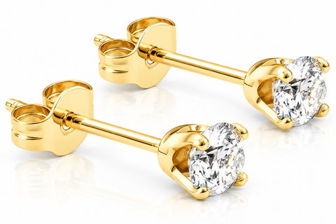 1/4ct Diamond Studs 14K Yellow Gold