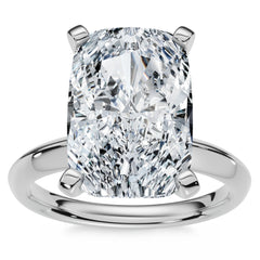 5Ct Elongated Cushion Diamond Engagement Ring