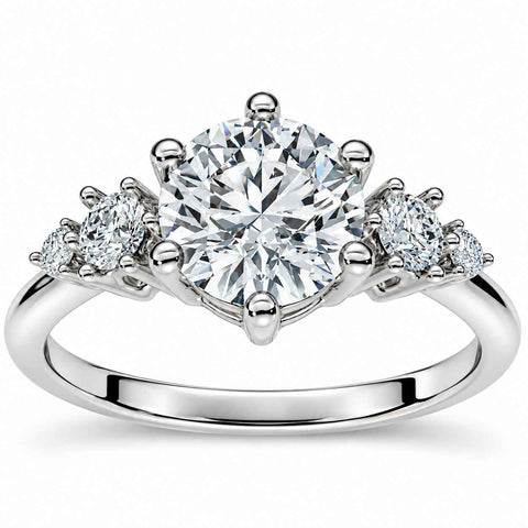 EF/VS 1Ct Diamond Engagement Ring 14k Gold or Platinum Lab Grown