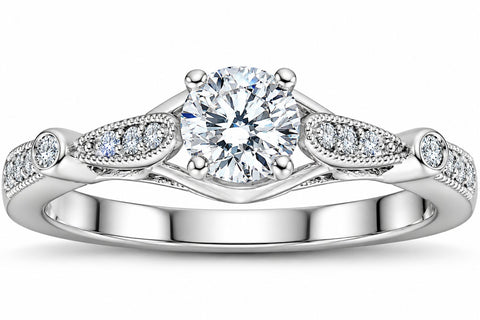 5/8ct Diamond   Engagement Ring 950 Platinum