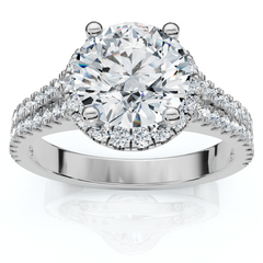 VS 2 1/3Ct Diamond Waverly Lab Grown Engagement Ring White, Yellow or Rose Gold