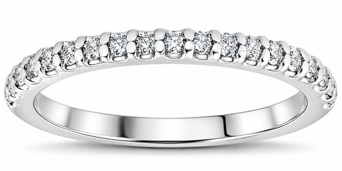 Diamond Wedding Ring 10k White Gold