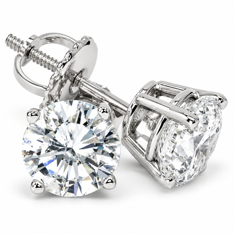 Diamond Stud Earrings (2 ct. t.w.) in 14k White Gold