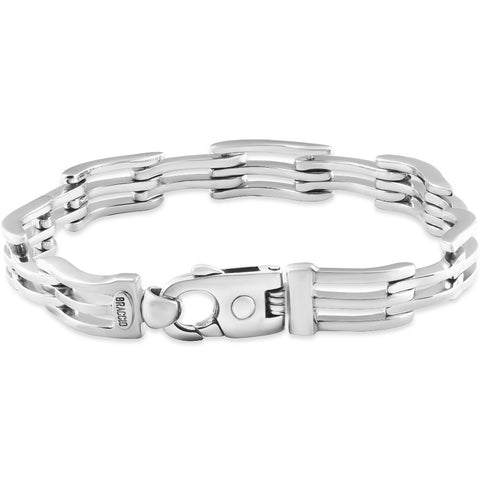 Braccio Men's 56 Gram Solid Silver Bracelet 8.5"