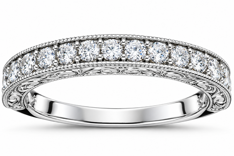1/2ct   Diamond Wedding Ring 14K White Gold