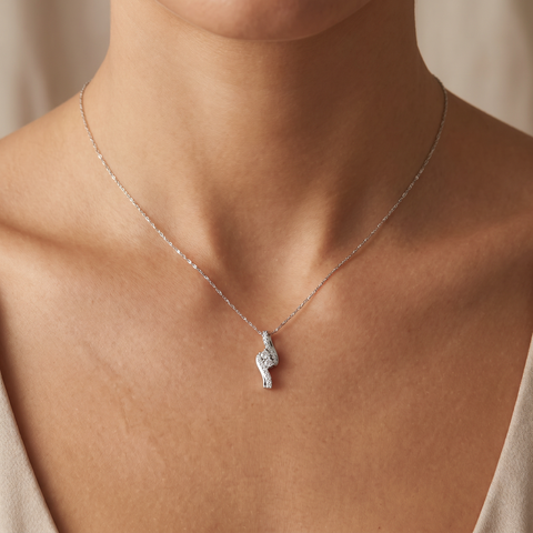 3/4 Ct TDW Diamond Forever Us Two Stone Pendant Necklace in White or Yellow Gold