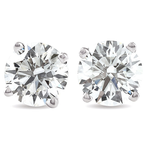 .25 - 1.00Ct Screw Back Diamond Studs Lab Grown Women's Earrings