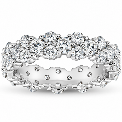 2 3/4 ct Diamond Eternity Ring Womens Wedding Anniversary Band