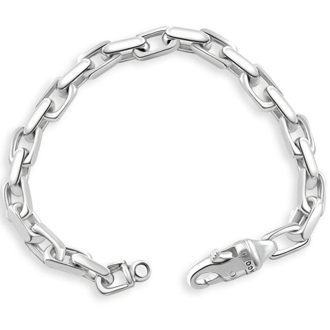 Men's Link 14k Gold (54gram) or Platinum (87gram) Bracelet 8.5"