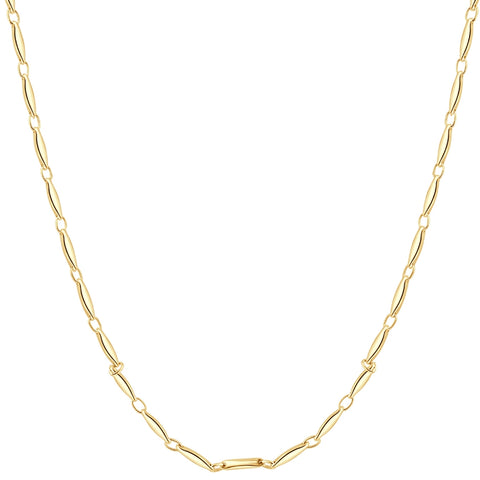 14k Yellow Gold Women's 24" Chain Necklace 10 Grams 2.5mm Thick