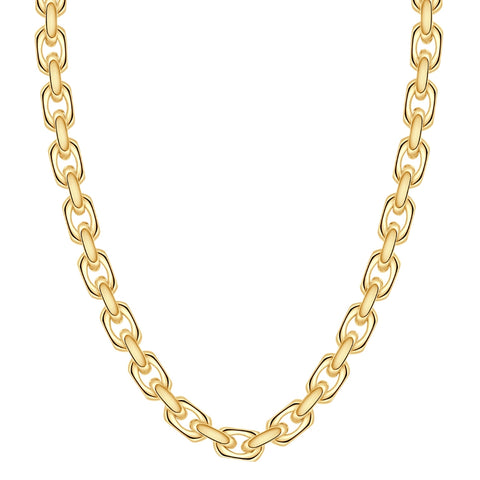 14k Yellow Gold Women's 24" Chain Necklace 42 Grams 8.5mm Thick