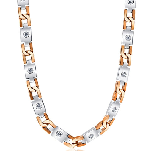 Men's 14k Gold (161gram) or Platinum (302gram) 9mm Diamond Chain Necklace 22"