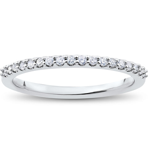 VS 1/5 ct 100% Diamond Wedding Ring Lab Grown in 14k Gold or Platainum