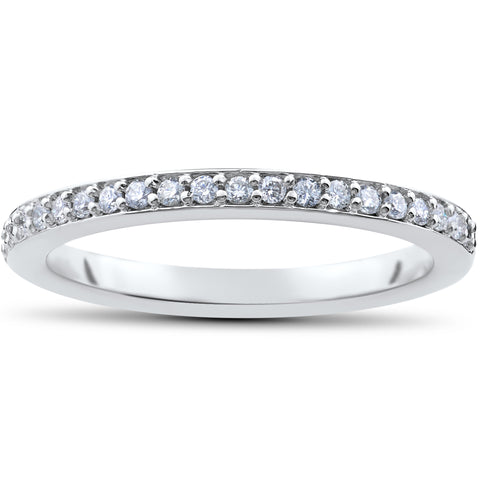 F/VS .25ct Lab Created 100% Diamond Wedding Ring 14k Gold or Platinum