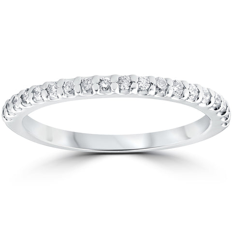 Diamond Wedding Ring 10k White Gold