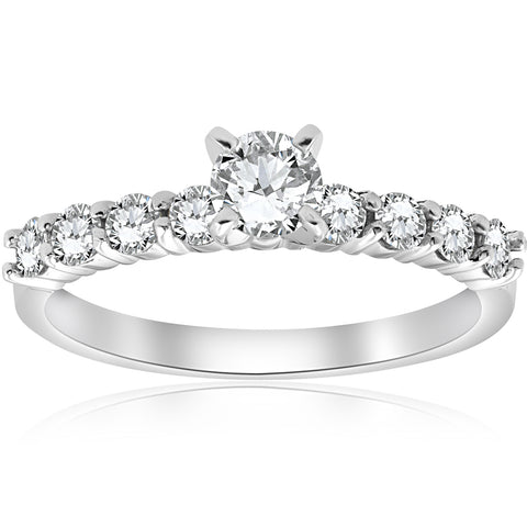 VS/G 1.50 Ct Diamond Engagement Ring 14k White Gold
