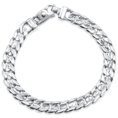 Men's Cuban Link 14k Gold (50gram) or Platinum (80gram) 8mm Bracelet 8.5"