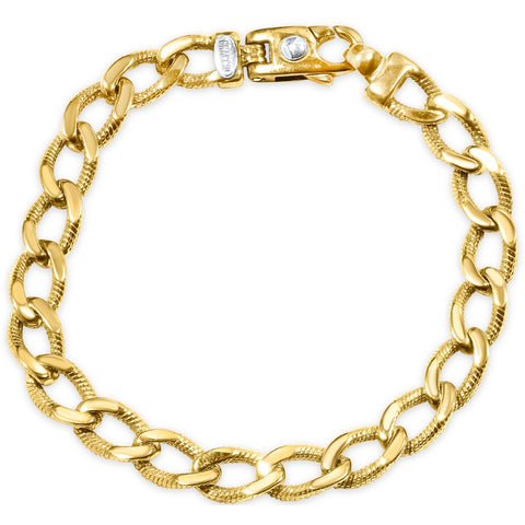Men's Braided Link 14k Gold (30gram) or Platinum (49gram) 8.5mm Bracelet 8"